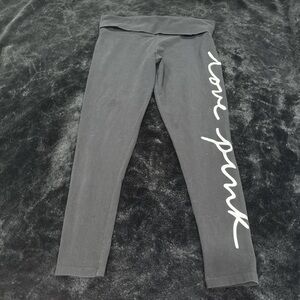 PINK Victoria's Secret Black Leggings
